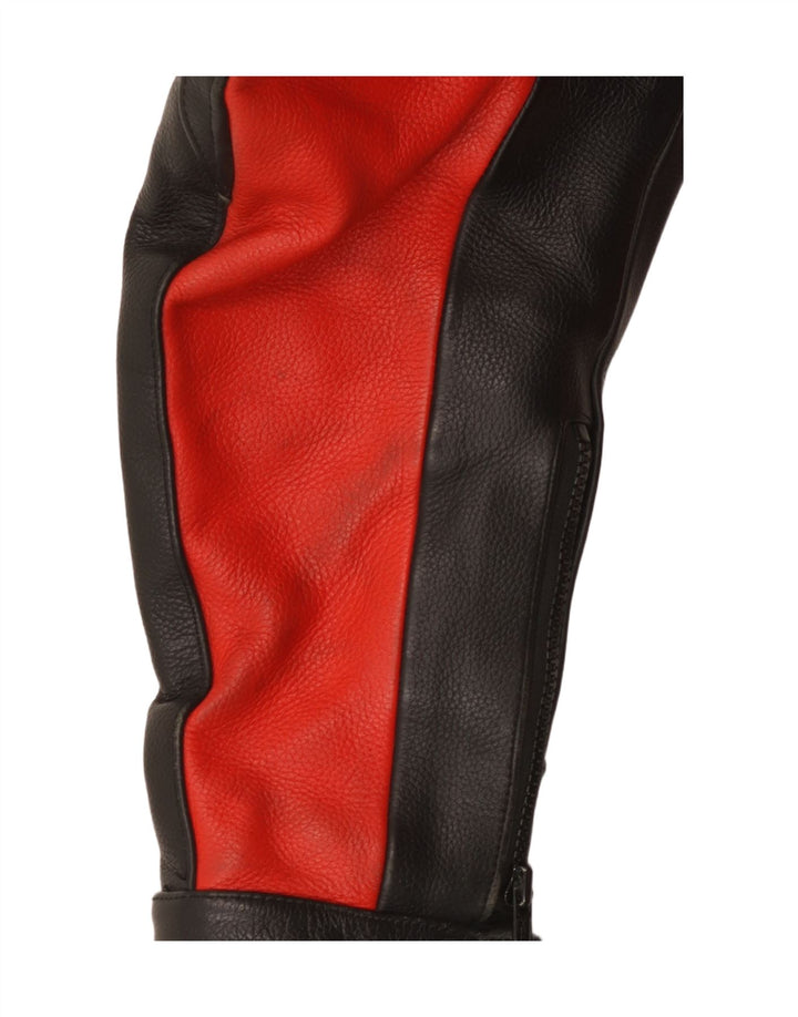 Jachetă vintage din piele pentru bărbați UK 40, mare, multicoloră