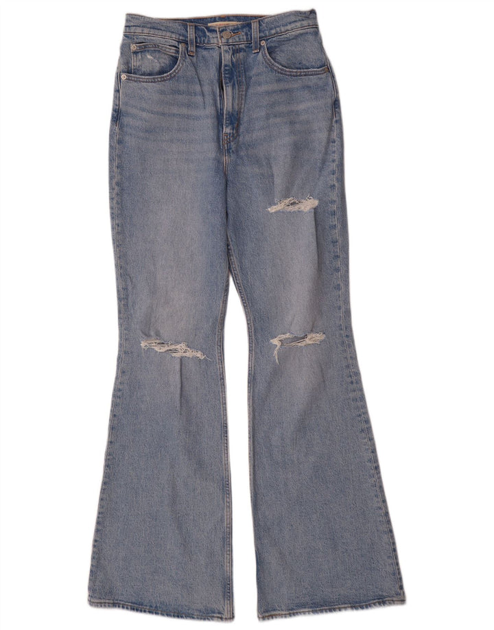 Blugi evazați cu talie înaltă Levi's pentru femei L29 L32, bumbac albastru