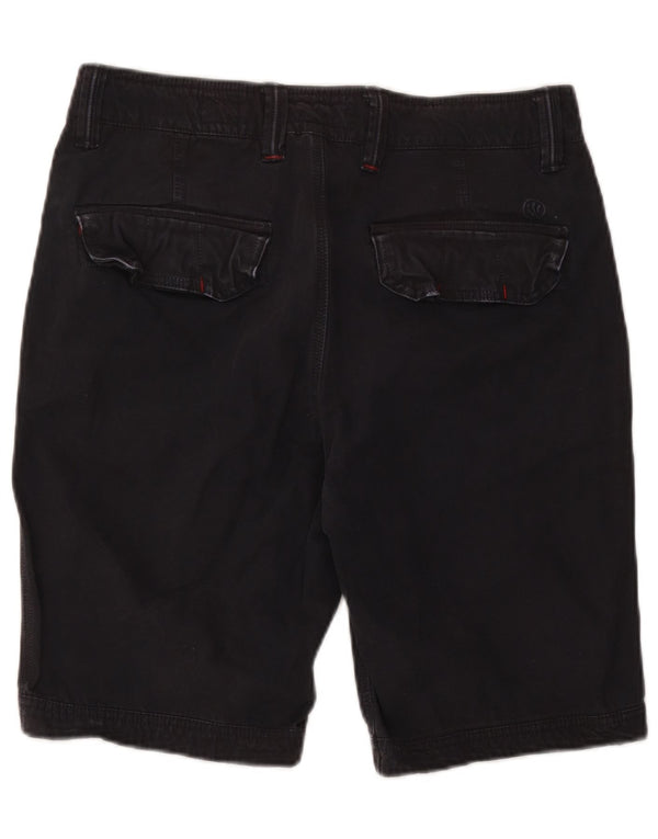 Pantaloni scurți chino pentru bărbați Fat Face W34, bumbac negru mare