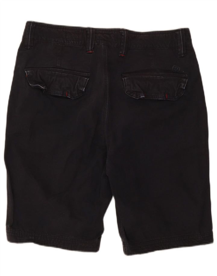 Pantaloni scurți chino pentru bărbați Fat Face W34, bumbac negru mare