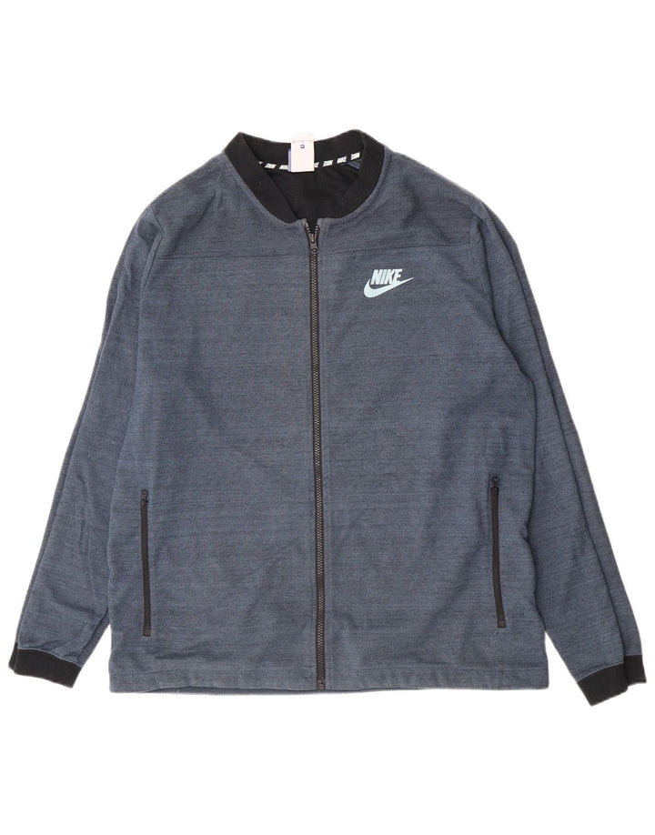 Jachetă de trening pentru bărbați Nike, XL, bumbac cu pete albastre
