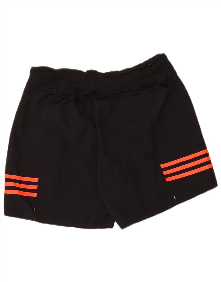 Pantaloni scurți sport Climalite Adidas pentru femei UK 8/10 Poliester negru mic