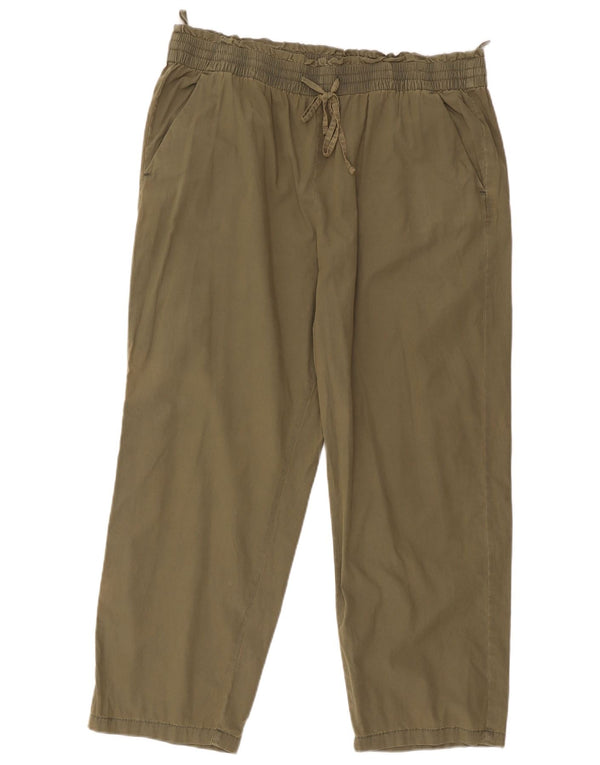 Pantaloni chino drepti pentru femei Marks & Spencer UK 18 XL W36 L26 kaki