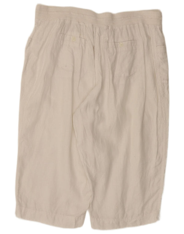 Bermude Marks & Spencer Autograph pentru femei UK 18 XL W36 Alb