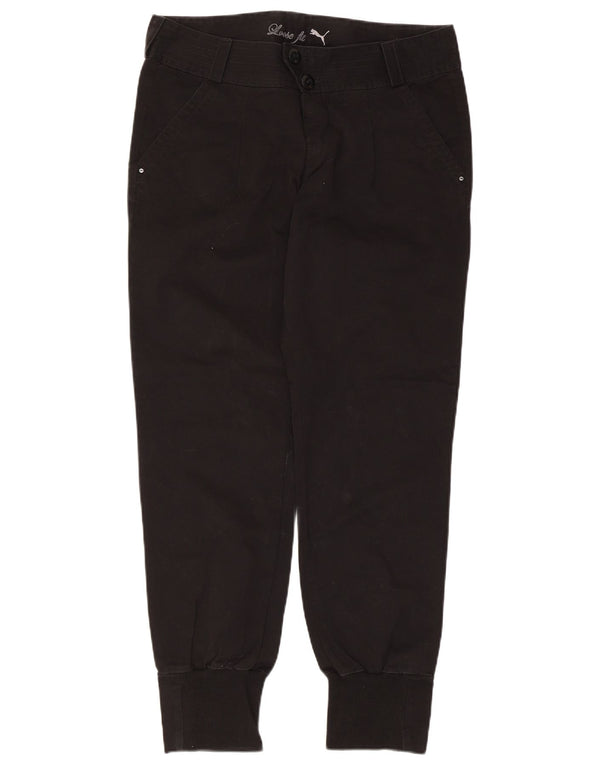 Pantaloni de jogging Puma pentru femei UK 12 Medium W34 L29 Bumbac negru