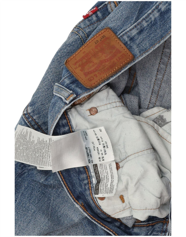 Blugi drepti 501 pentru femei Levi's W26 L28 Bumbac albastru