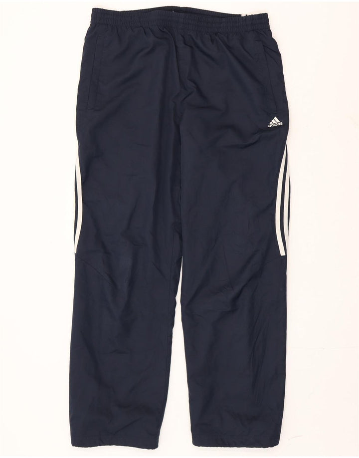 Pantaloni de trening Adidas pentru bărbați, poliamidă, albastru-marin mediu