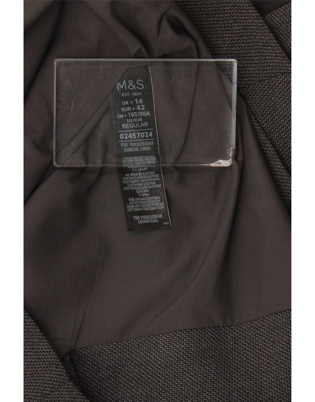 Rochie pentru femei Marks & Spencer UK 14, mare, gri, poliester