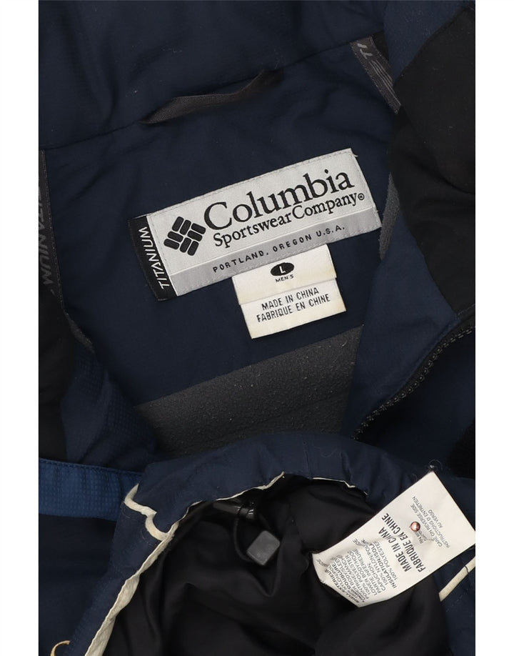 Jachetă Columbia Titanium Windbreaker pentru bărbați UK 40, mare, albastru bleumarin