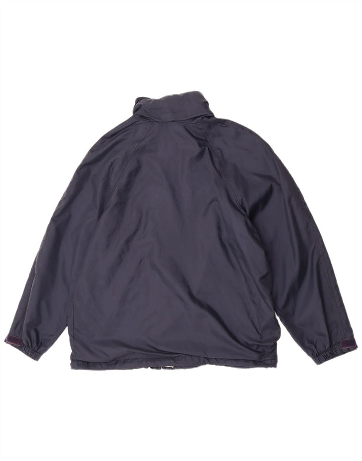 Jachetă Windbreaker pentru femei cu glugă K-Way UK 14 Medium Bleumarin
