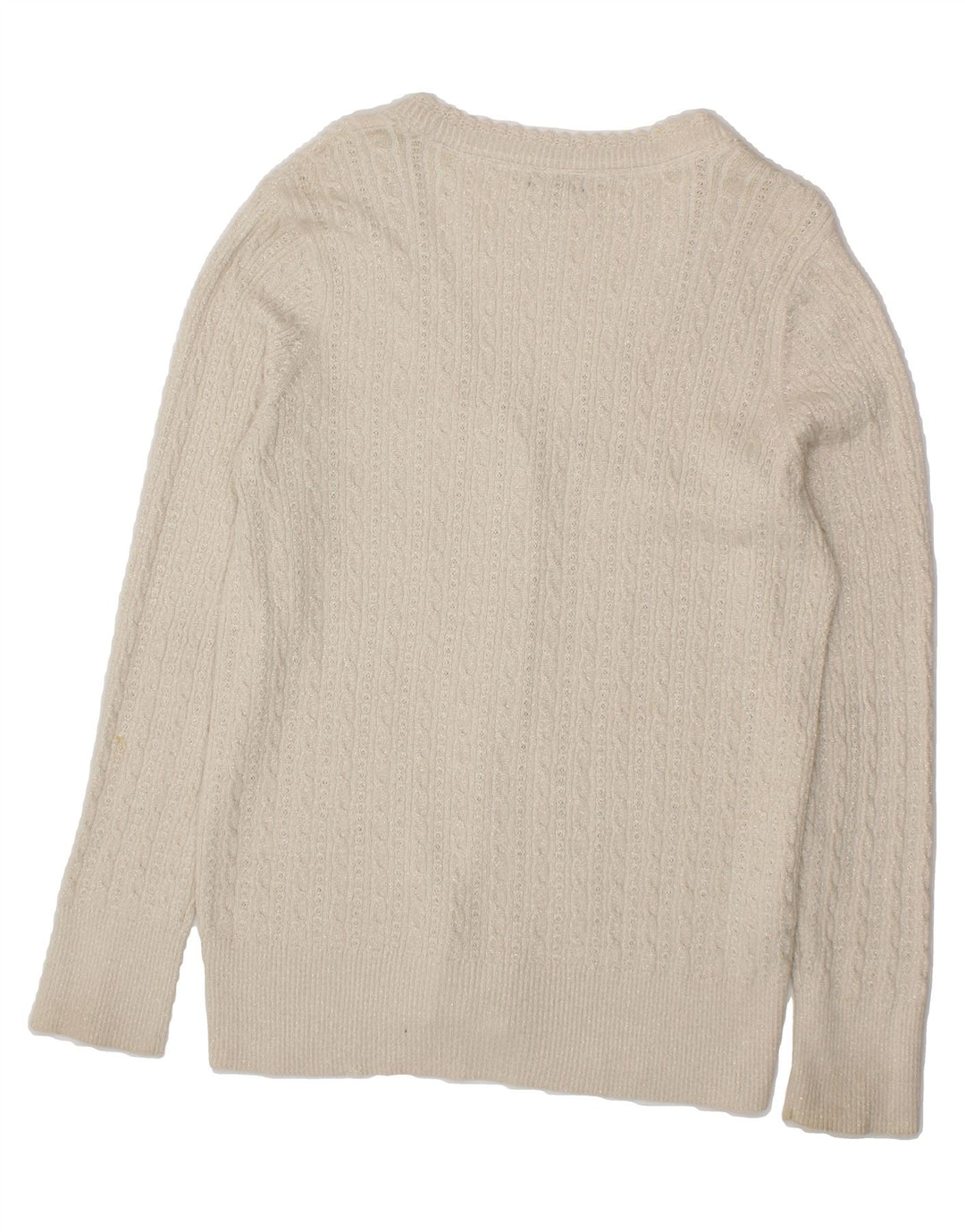 EDDIE BAUER Womens Cardigan Sweater UK 18 XL Beige Vintage Eddie Bauer and Second-Hand Eddie Bauer from Messina Hembry 