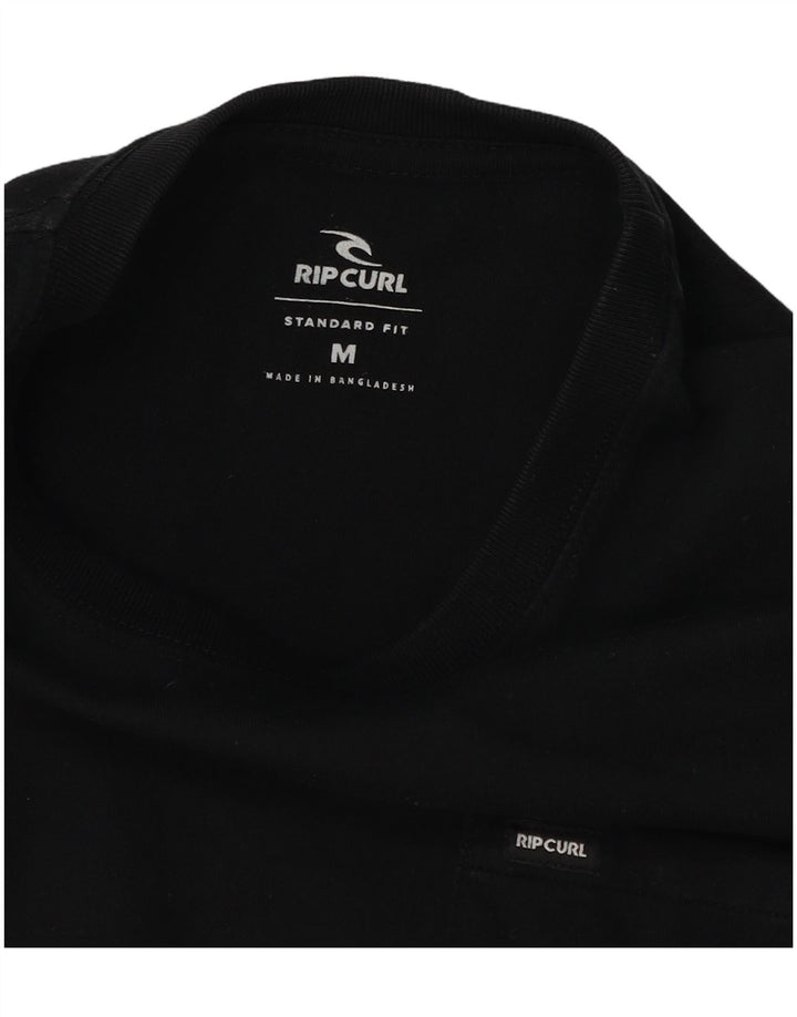 Tricou Rip Curl pentru bărbați, cu ajustare standard, top mediu negru