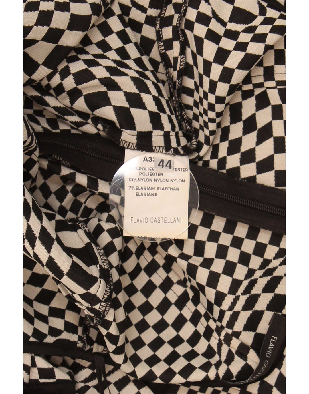 Rochie Flavio Castellani Femei Halter IT 44 Medium Negru Geometric