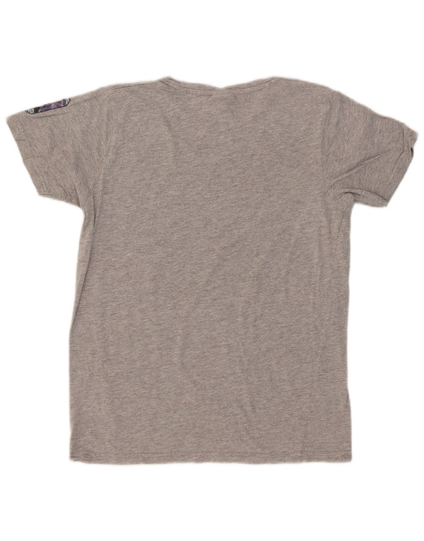 Tricou grafic Lotto pentru femei Top UK 14 Medium Gri Bumbac