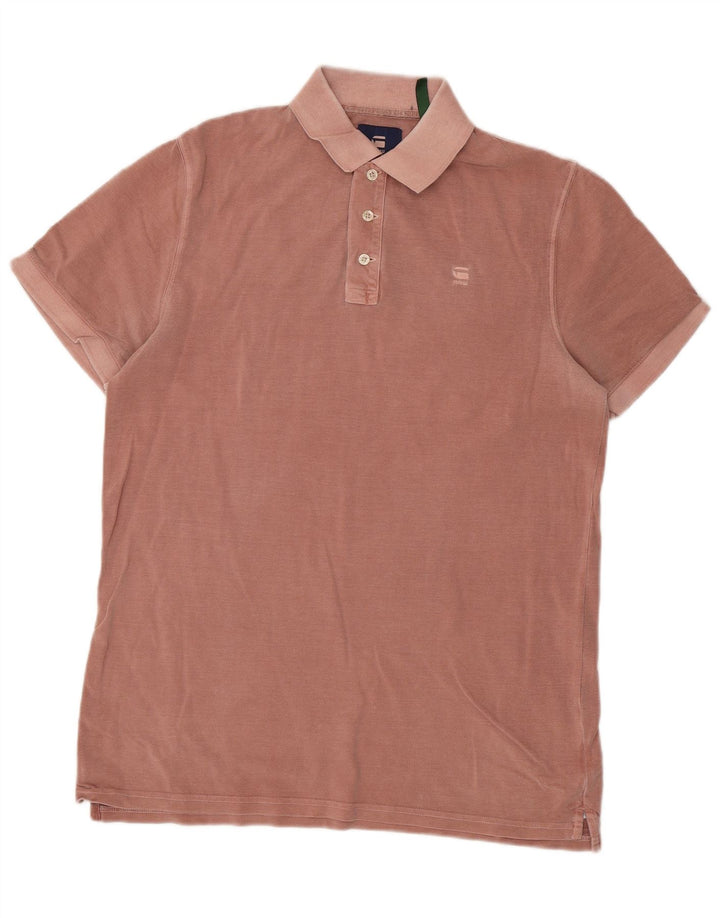 Tricou polo pentru bărbați G-Star, mare, roz