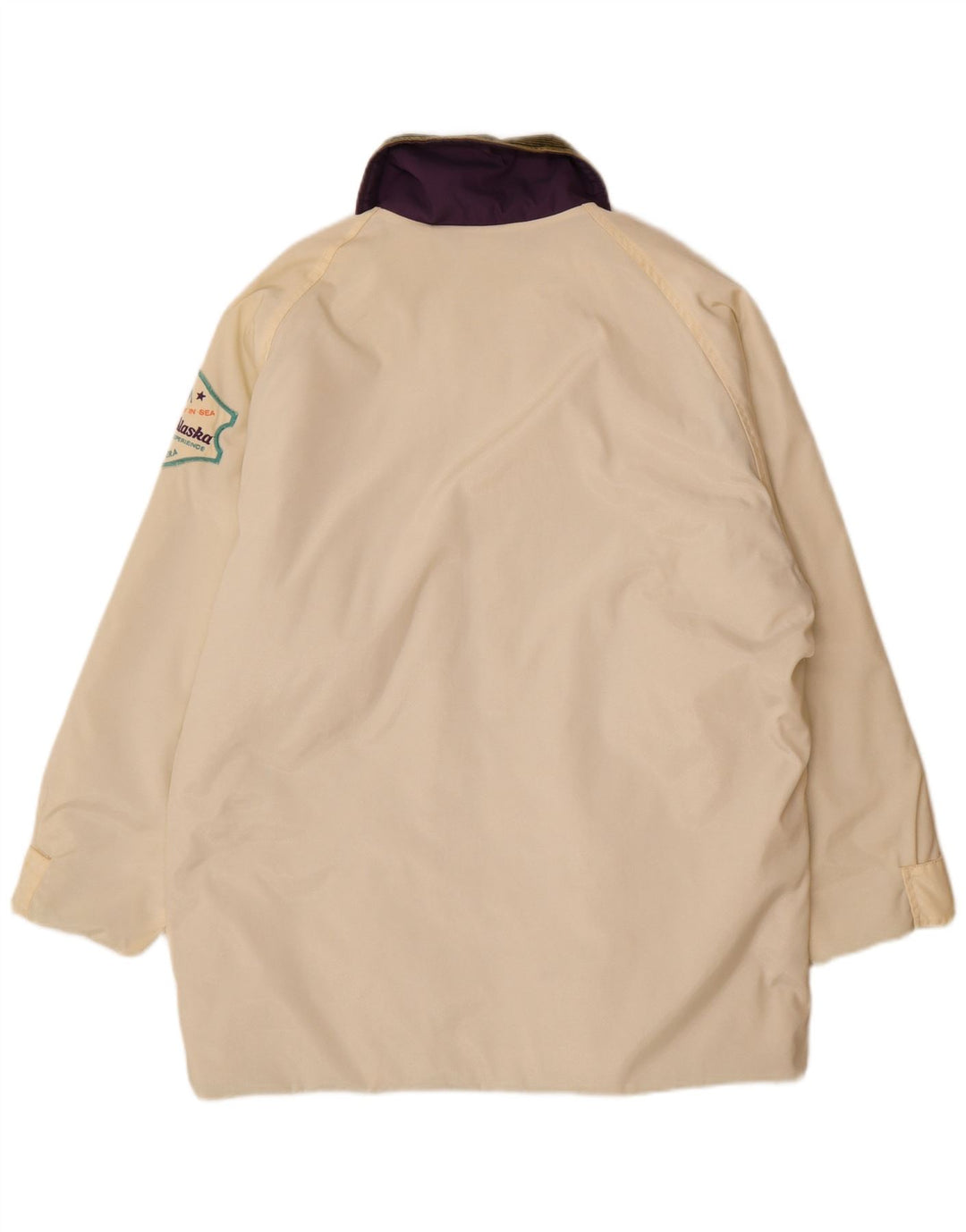 Jachetă Windbreaker cu grafică pentru bărbați Carrera UK 38 Medium Off White Colorblock