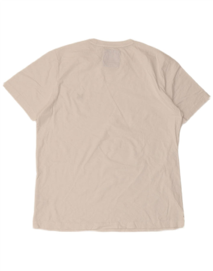 Crew Clothing Tricou pentru bărbați Top mare, alb, bumbac