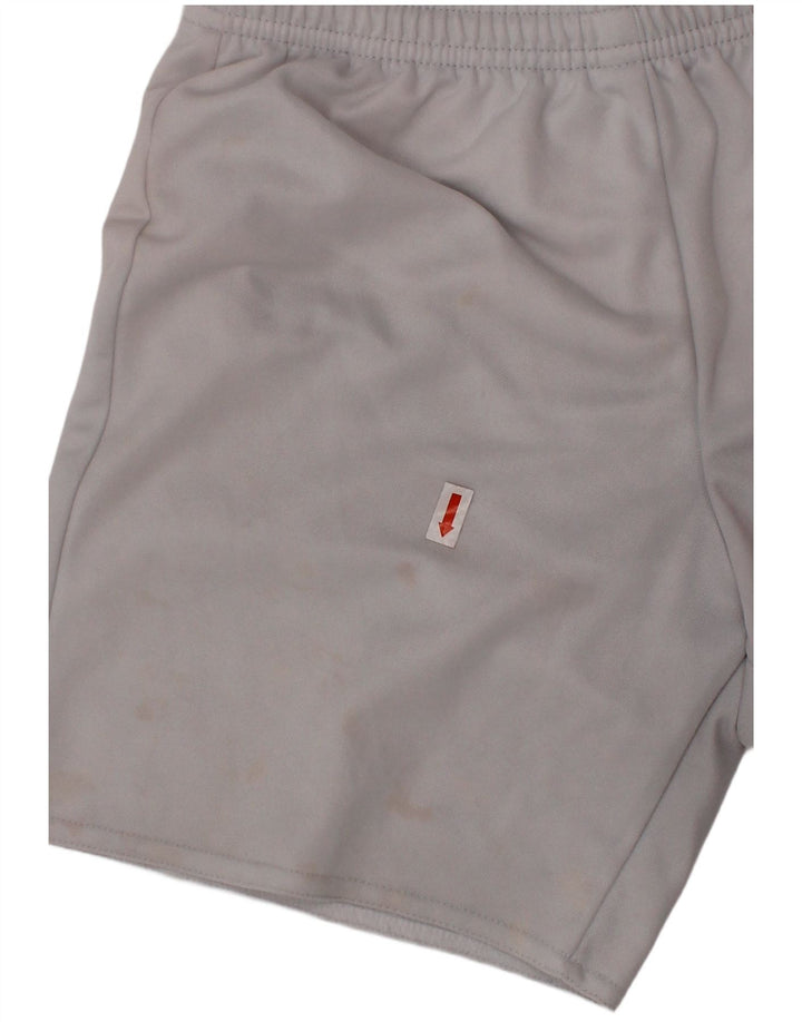 Pantaloni scurți sport ADIDAS Climalite 9-10 ani, alb, poliester
