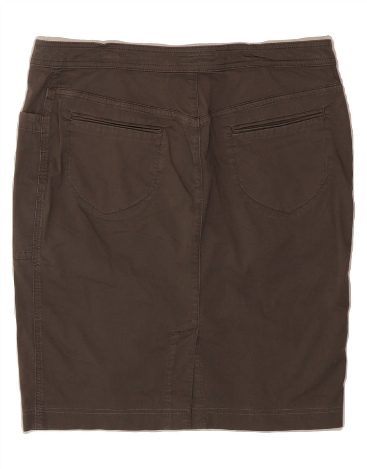 TRUSSARDI JEANS Womens Midi Skirt IT 46 Large W32  Grey Vintage Trussardi Jeans and Second-Hand Trussardi Jeans from Messina Hembry 