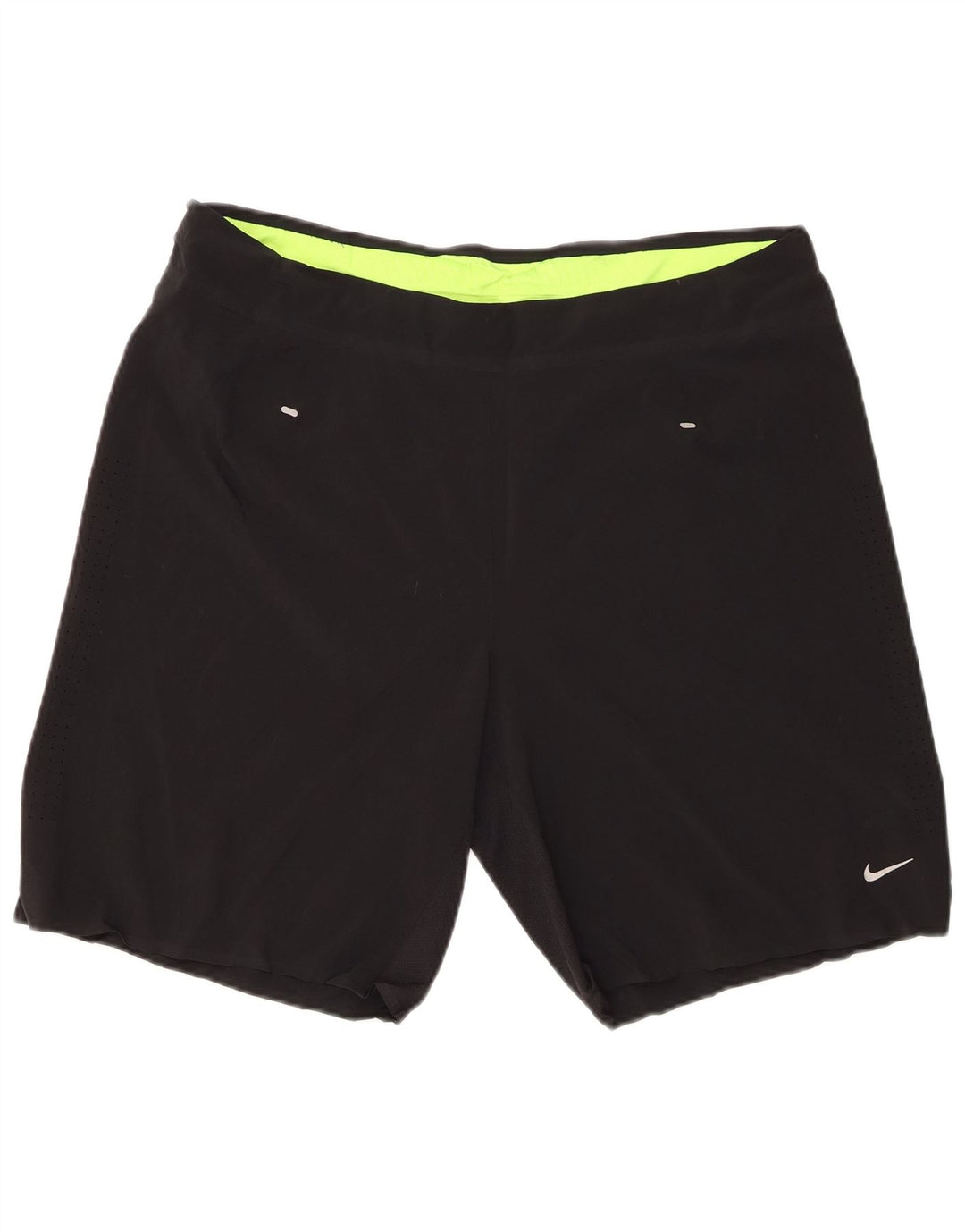 Pantaloni scurți sport Nike Dri Fit pentru bărbați, poliester mediu negru
