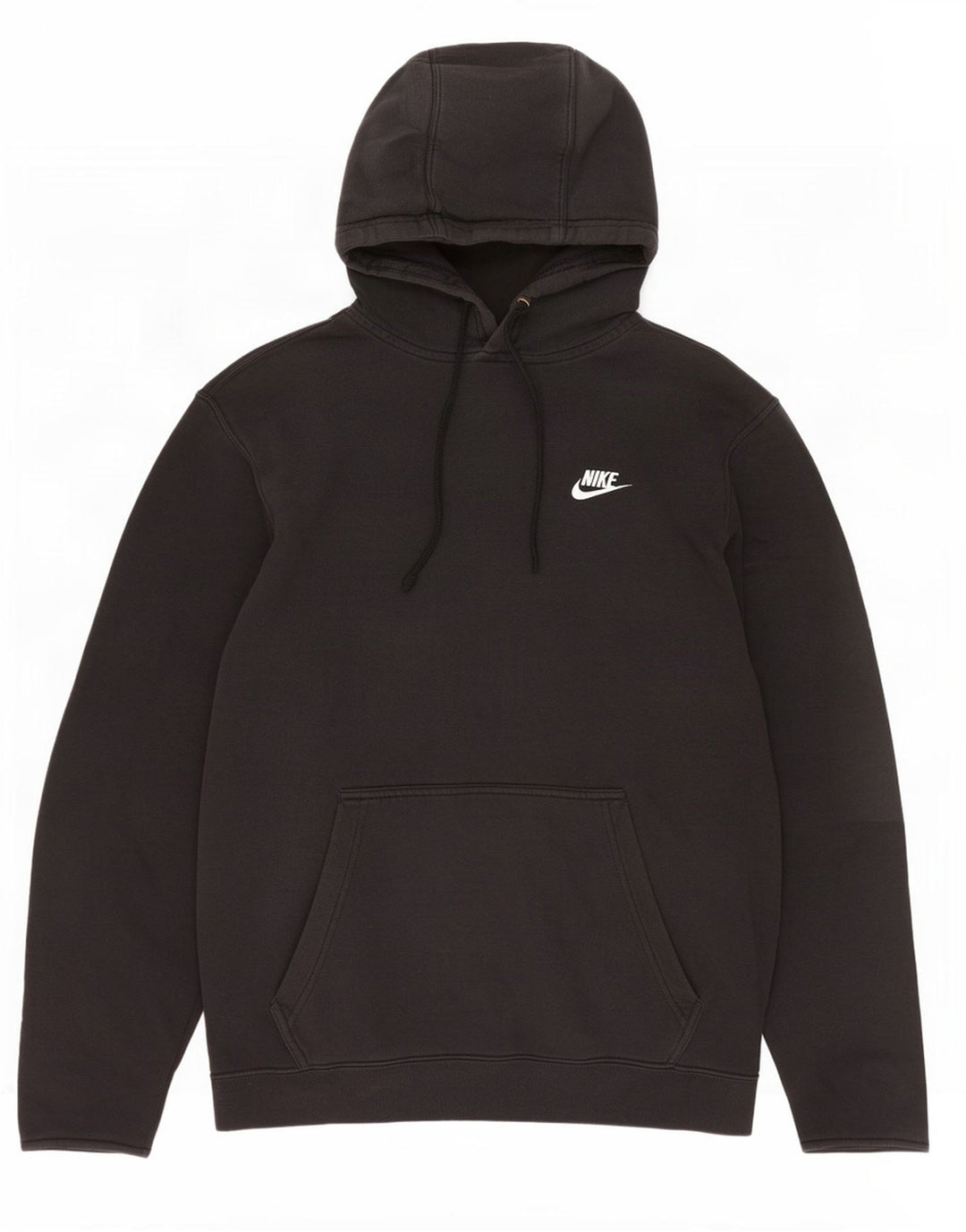 Pulover Nike pentru bărbați, bumbac mediu negru