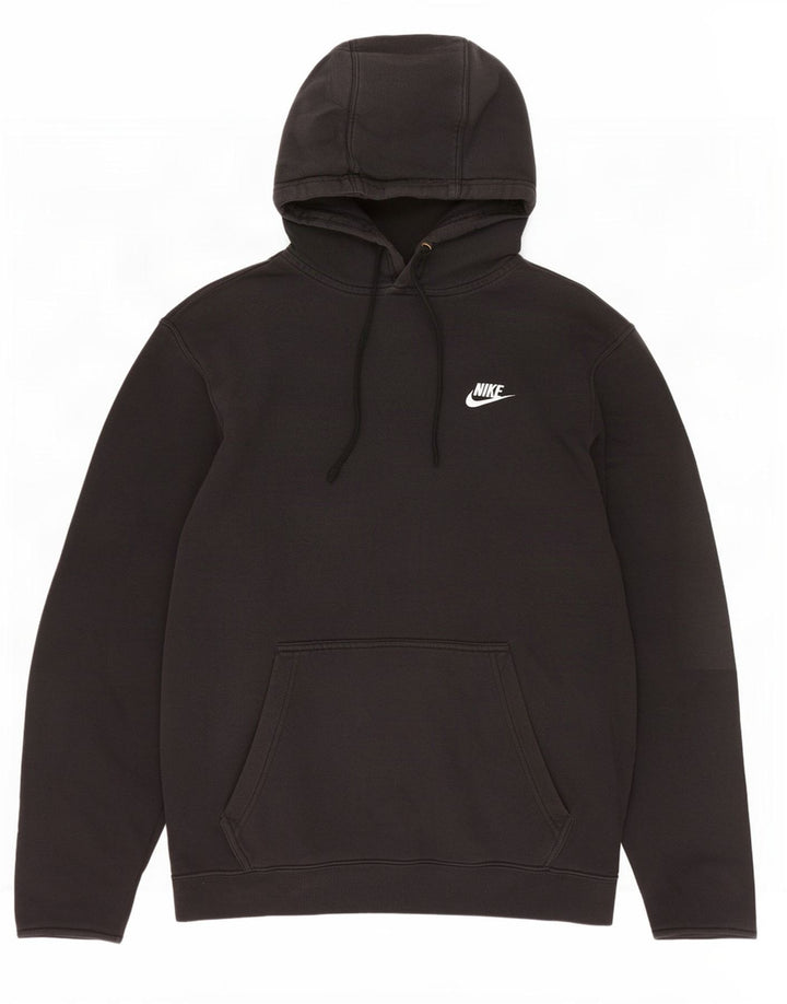 Pulover Nike pentru bărbați, bumbac mediu negru
