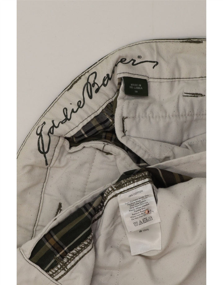 Pantaloni scurți cargo pentru bărbați EDDIE BAUER W38 XL din bumbac kaki Check