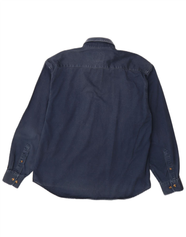 Cămașă pentru bărbați Dickies, bumbac, albastru bleumarin mediu