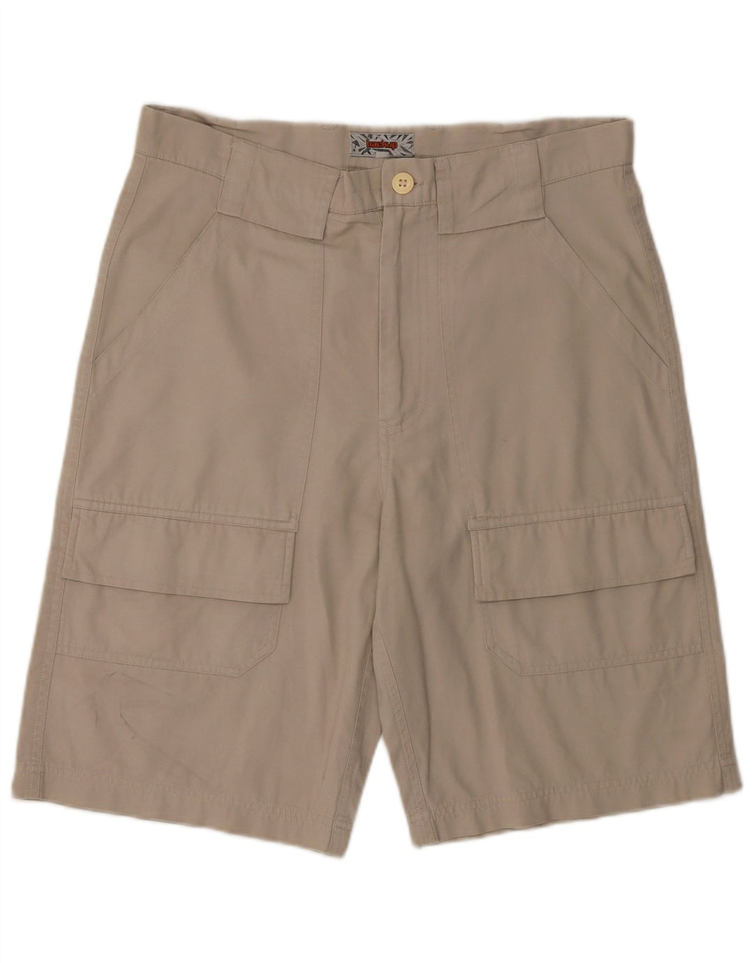 Pantaloni scurți cargo vintage pentru bărbați, medii W32, bumbac, bej