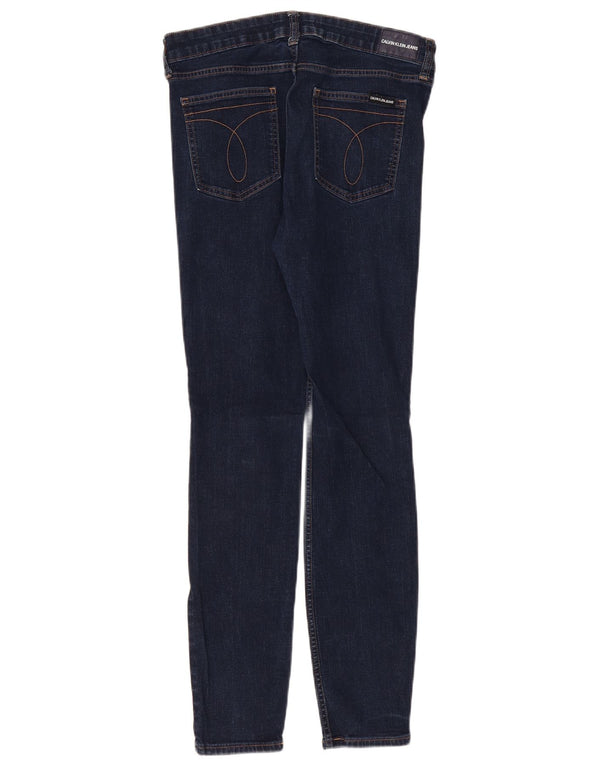 Blugi skinny pentru femei Calvin Klein W31 L30 bumbac bleumarin