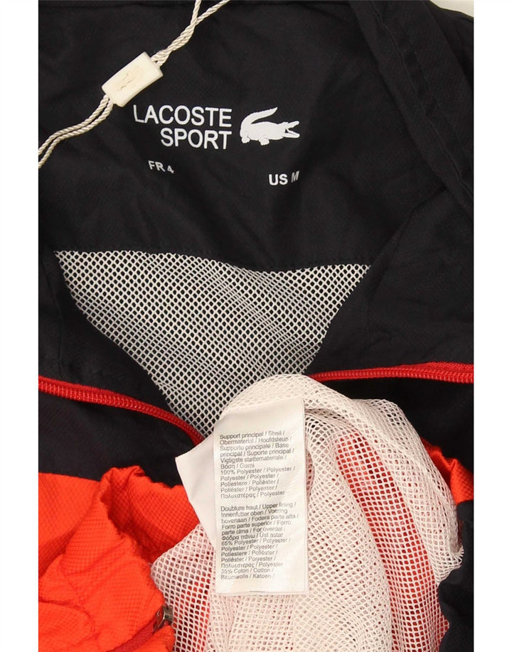 Jachetă de trening grafică pentru bărbați Lacoste Mărimea 4 Medium Black Colorblock