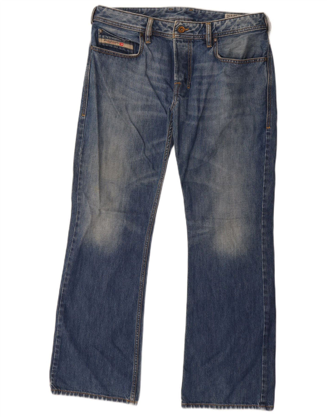 Blugi Diesel pentru femei Zatiny Regular Bootcut W33 L30 Bumbac albastru