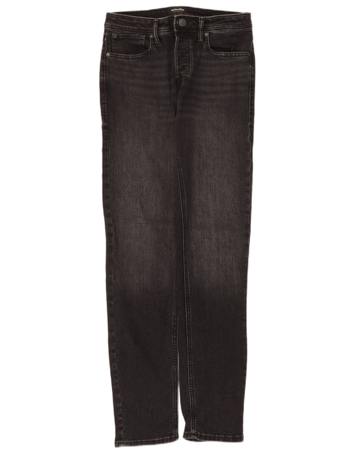 Blugi slim pentru bărbați Jack & Jones W30 L34 bumbac gri