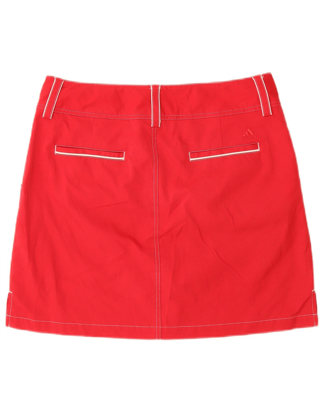 Fusta mini Climacool Adidas pentru femei US 8 Medium W30 Poliester roșu