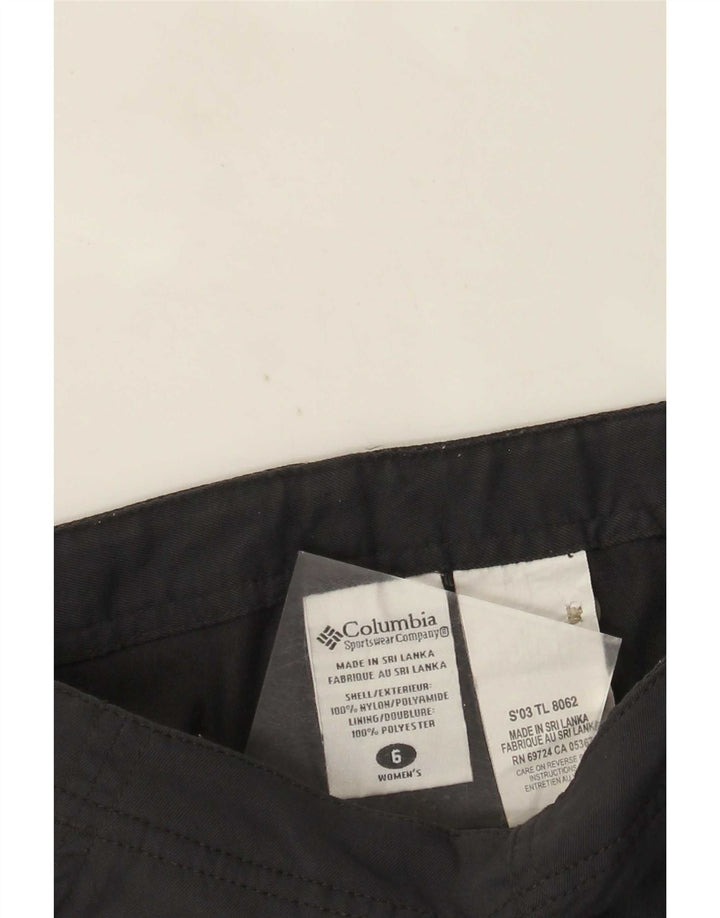 Pantaloni drepti pentru femei Columbia US 6 Medium W26 Nylon gri