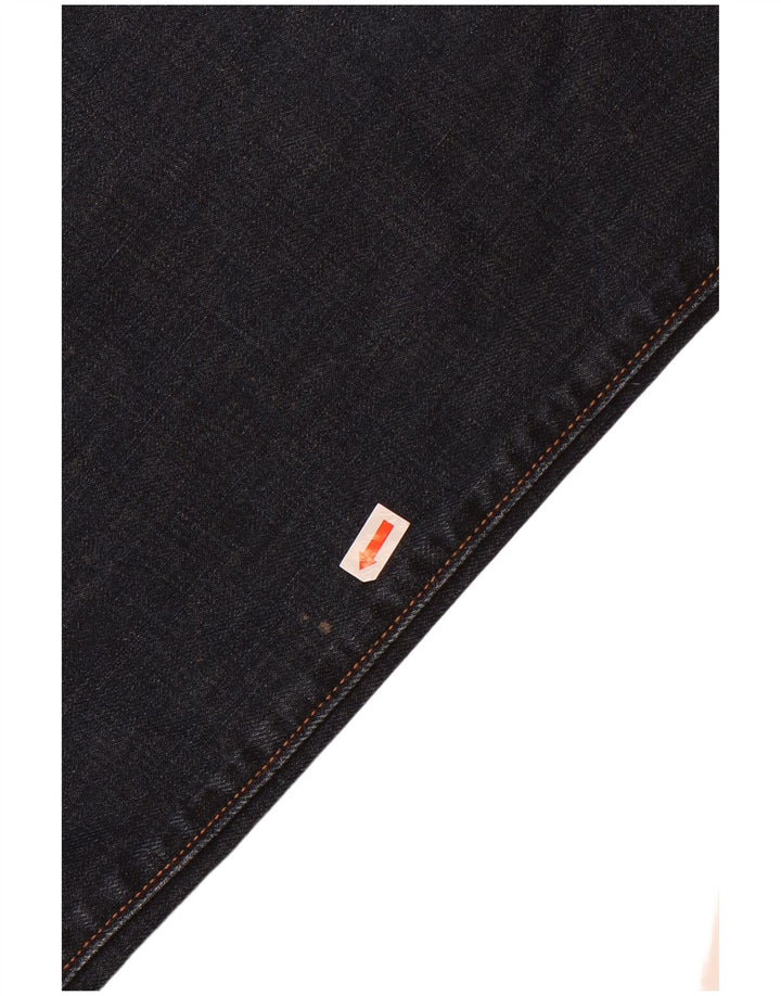 Blugi drepti pentru bărbați Hugo Boss Kansas W36 L36 bumbac bleumarin