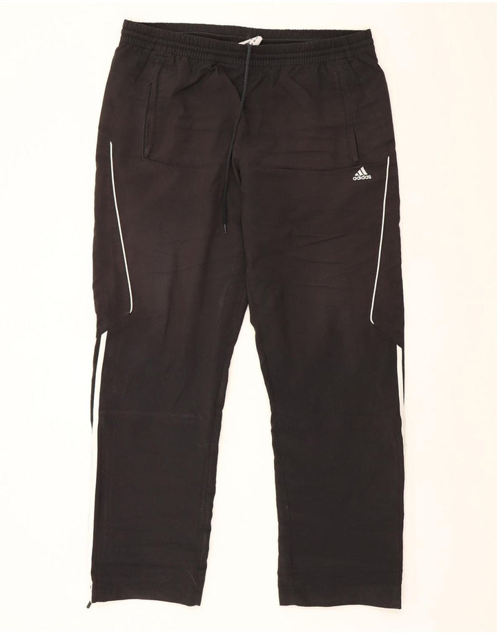 ADIDAS Mens Tracksuit Trousers Large  Black Polyester Vintage Adidas and Second-Hand Adidas from Messina Hembry 