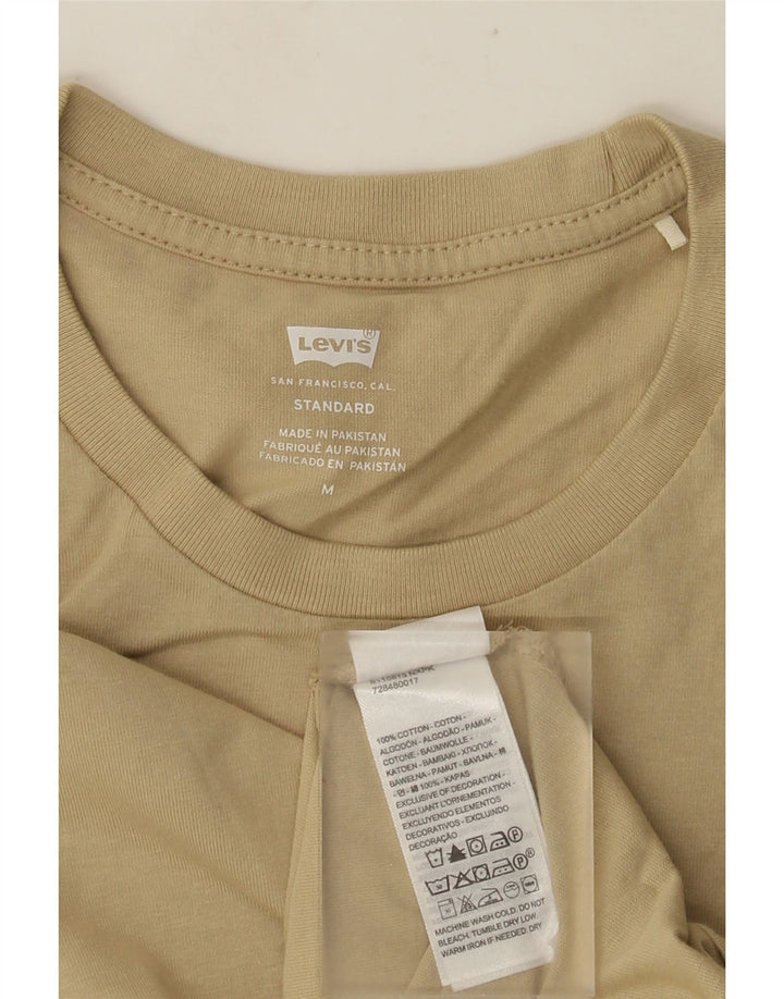 Top standard pentru bărbați LEVI'S cu mânecă lungă din bumbac mediu bej