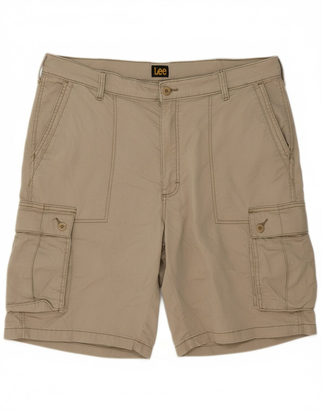 LEE Mens Cargo Shorts W40 XL  Beige Cotton Vintage Lee and Second-Hand Lee from Messina Hembry 