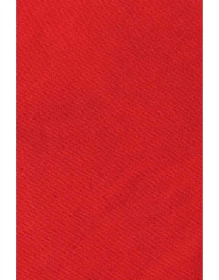 FRED PERRY Tricou polo pentru bărbați din bumbac roșu mare