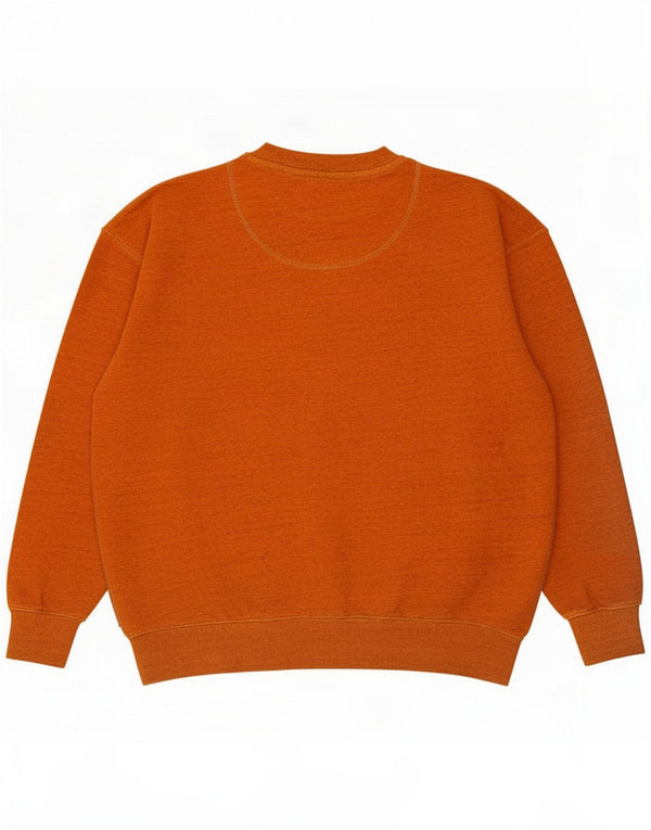 Superdry Pulover supradimensionat pentru femei UK 16 Large Orange Flecked