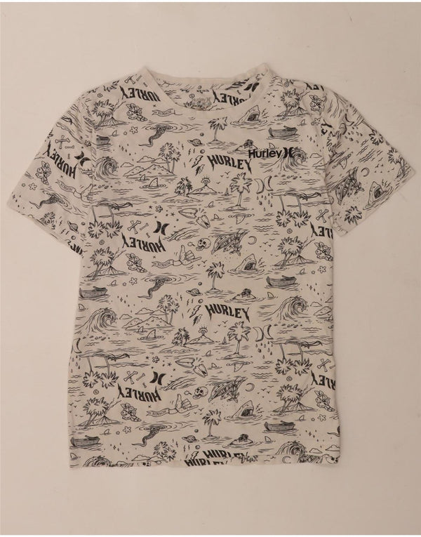 Tricou grafic pentru băieți Hurley Top 13-14 ani XL Alb