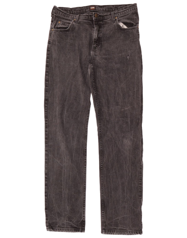 Blugi Lee Brooklyn Straight pentru bărbați W36 L36 bumbac negru