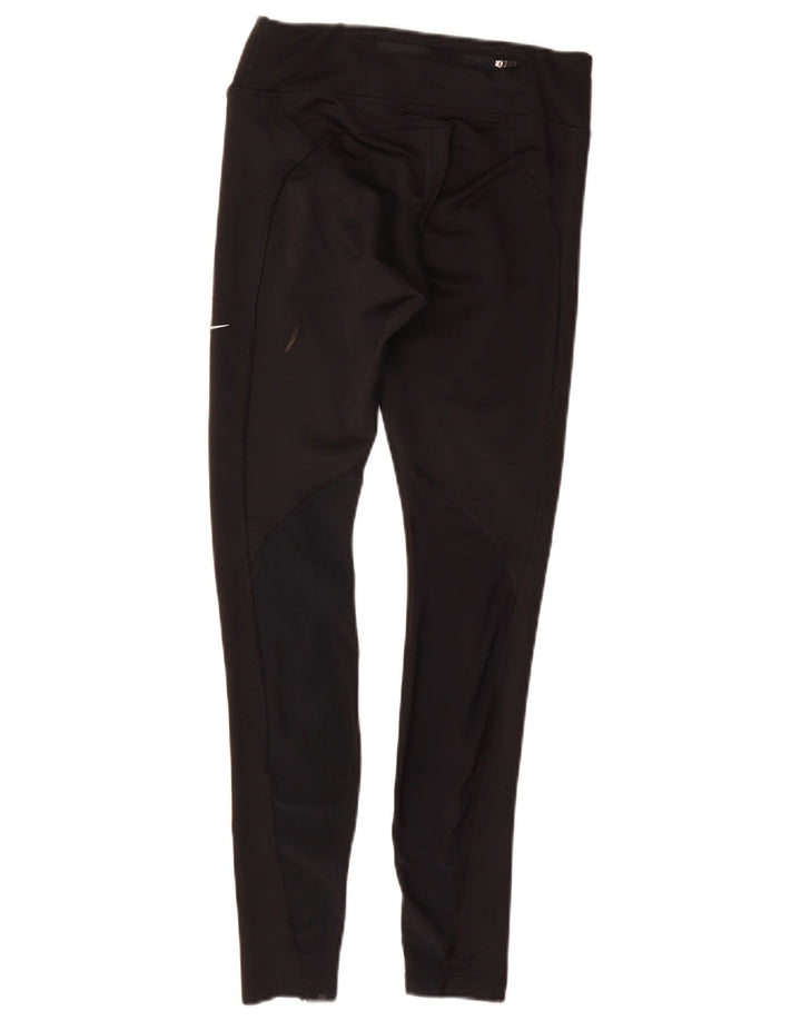 Leggings Dri Fit NIKE pentru femei UK 8, poliester negru mic