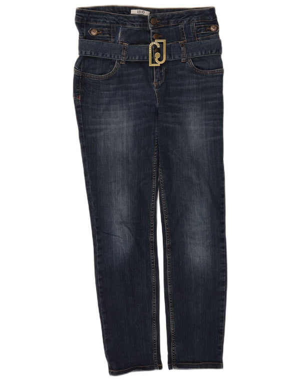 Blugi slim pentru femei Liu Jo W30 L27 Albastru