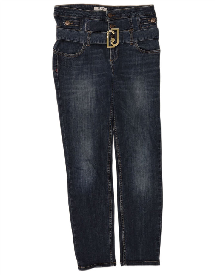 Blugi slim pentru femei Liu Jo W30 L27 Albastru
