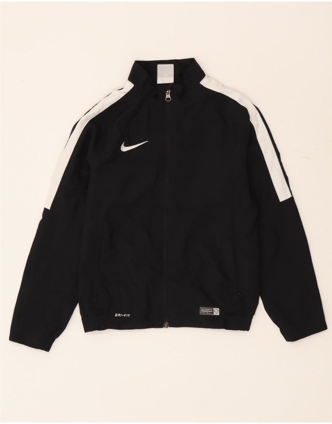Jachetă de trening Nike Dri Fit pentru băieți 8-9 ani, negru, colorblock mic