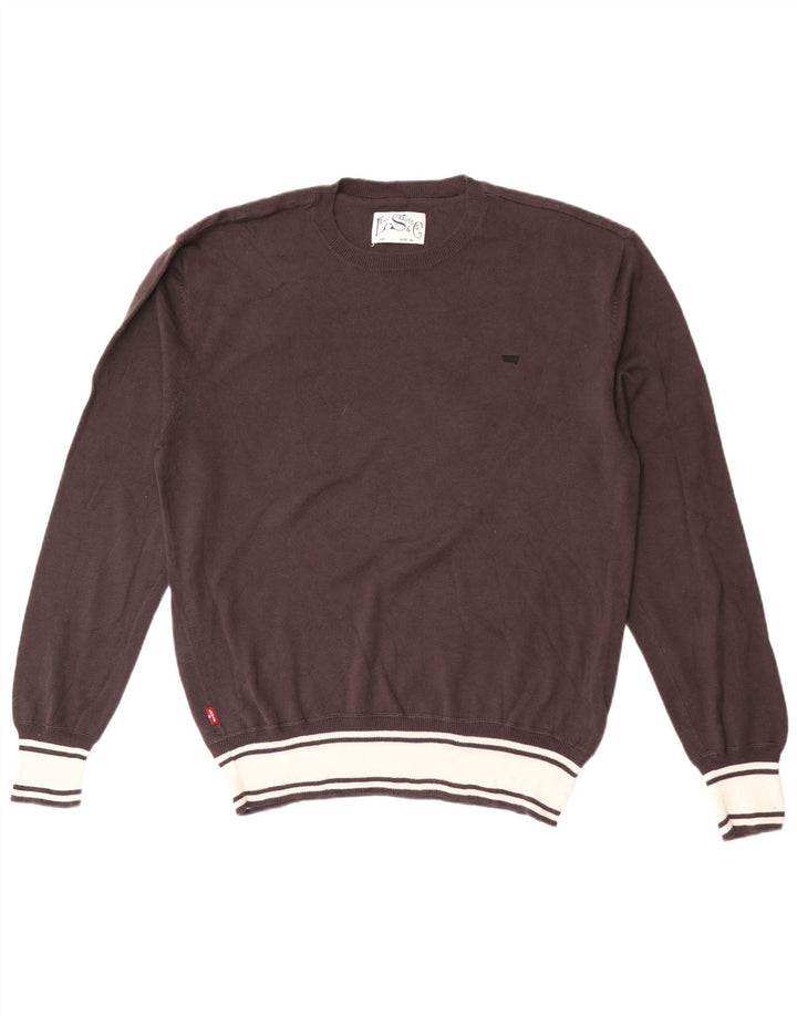 Pulover pentru bărbați Levi's Crew Deck Jumper XL Maro Bumbac