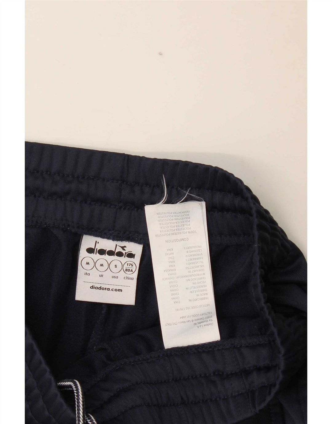 Pantaloni de trening Diadora pentru bărbați Pantaloni de jogging Mediu Bleumarin Poliester