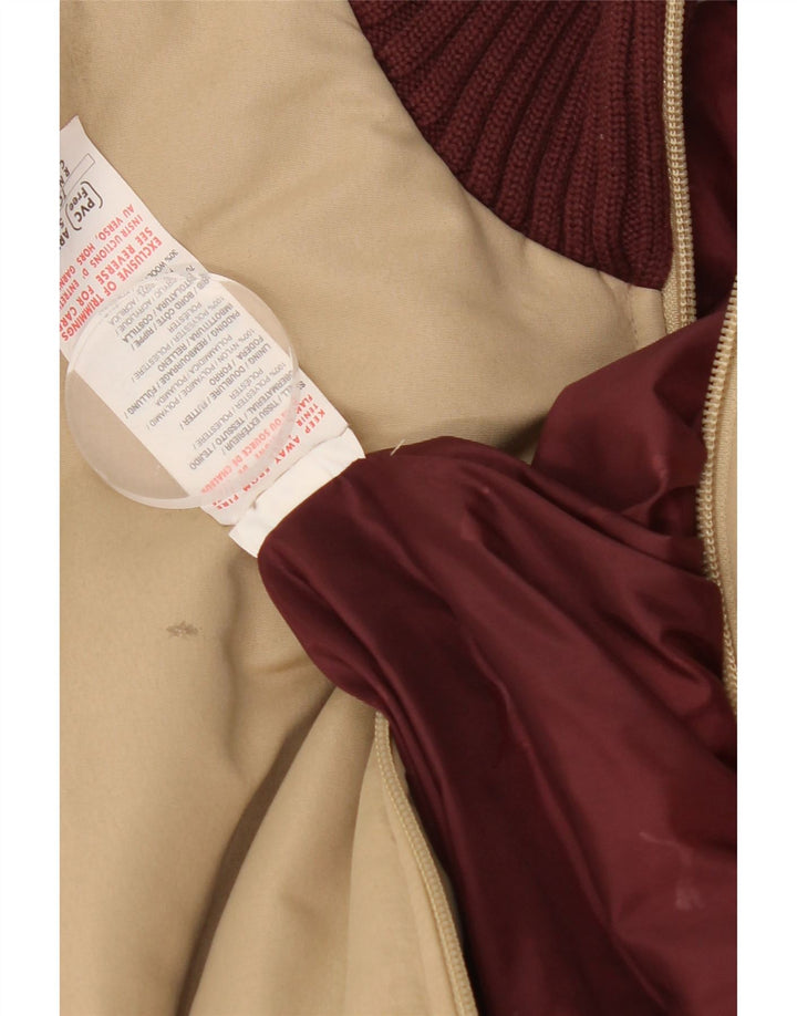 Jachetă Bomber cu grafică Puma pentru femei UK 16, mare, bej, poliester color bloc